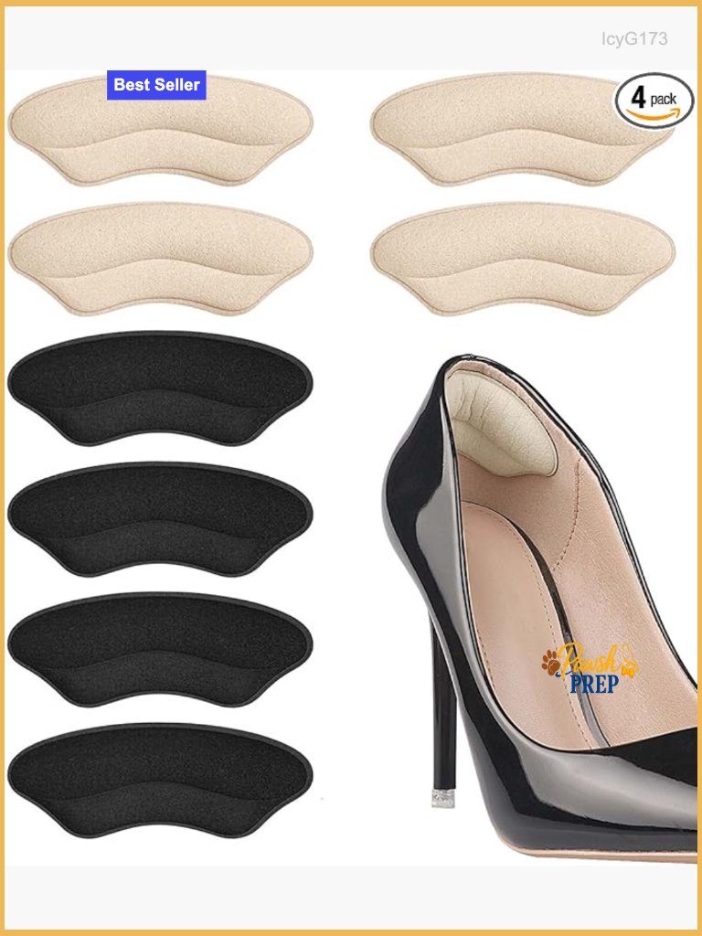 Heel Pads For Loose Shoes, Cushion Liners For Blisters, Shoe Inserts For Men